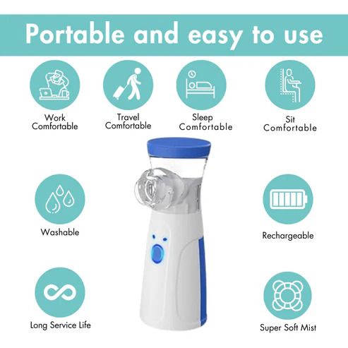 Portable mesh nebulizer